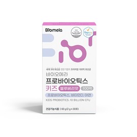 Biomera Probiotics Kids Baby Children's Lactobacillus Blueberry Flavor 10 Billion 30 Packets, 1 Piece / 바이오메라 프로바이오틱스 키즈 아기 어린이 유산균 블루베리맛 100억 30포, 1개