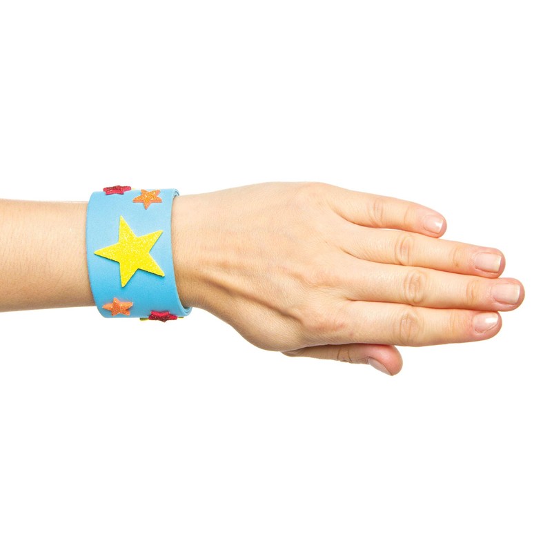 Baker Ross Bracciali a Scatto in Gommapiuma per Bambini da