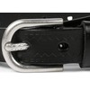 styleBREAKER 03010110 Women's Leather Belt Plain Colours with Aztec Prongs