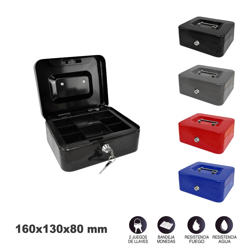 CRISCOLOR Cash Box Black 160 x 130 x 80 mm
