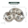 Doueat CPC Certified Stainless Steel Kids Plates, Easy to Clean,