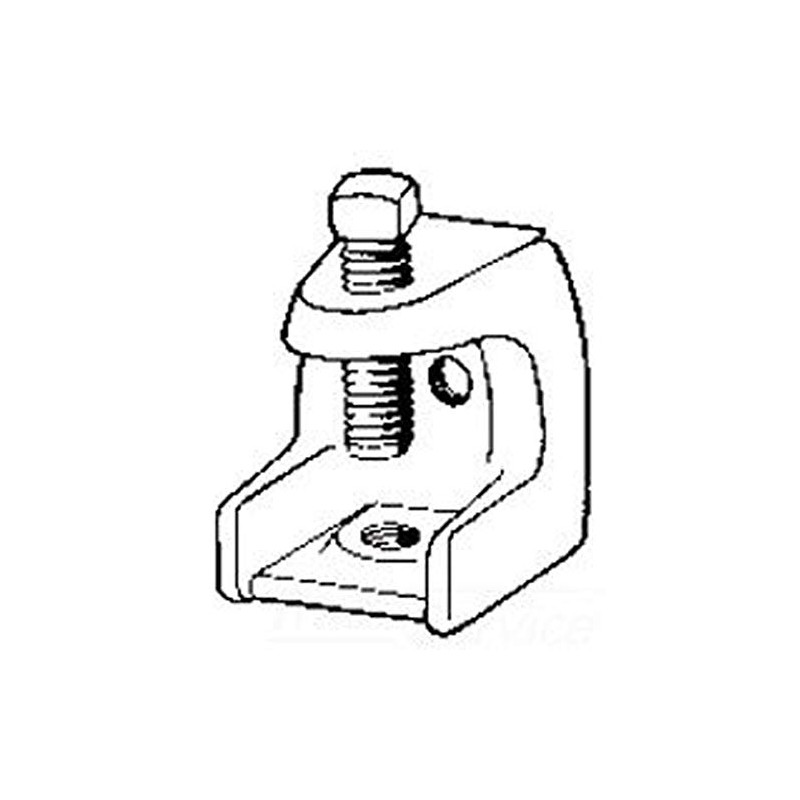 Crouse-Hinds 531 Malleable Iron Beam Clamp/Insulator Support 1/4-20 Rod 3/4