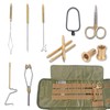 Maxcatch Fly Tying Tools Kit Complete Tools Assortment Whip Finisher/Bobbins/Hackle