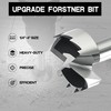 BeHappy Hex Shank Forstner Bit Set, 16pcs Multi Sided Shank