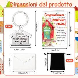 HOWAF Neues Zuhause Geschenk, Neues Zuhause Karte Gl¨¹ck, Einweihungsgeschenk f¨¹r Freunde Paare und Familie