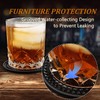 Coasters for Drinks, Silicone Coasters Set, Cup Mat - Deep