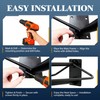 Hongshifu Heavy Duty Saddle Rack Wall Mount, Metal Horse Saddle