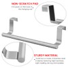 2 Pack Over Cabinet Towel Holder, Brushed Dish Towel Rack