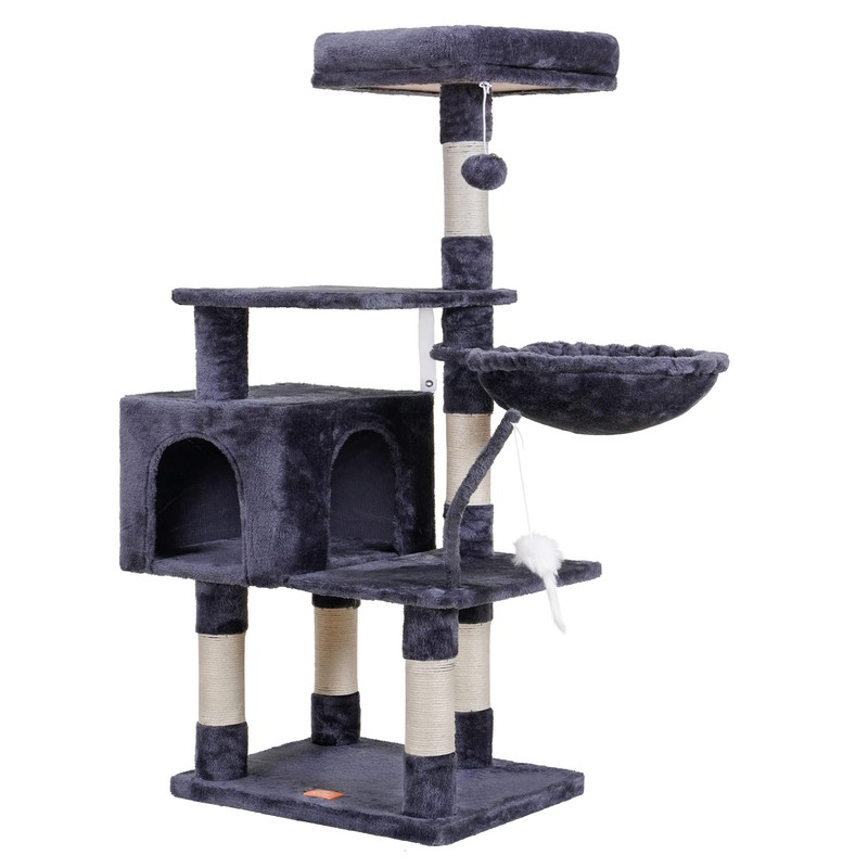Heybly Cat Tree with Toy, Cat Tower condo for Indoor