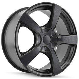 VViViD Auto Rim Air-Release Adhesive Vinyl Wrap 24 Inch x 30 Inch 4 Sheet Pack (Matte Metallic Charcoal)