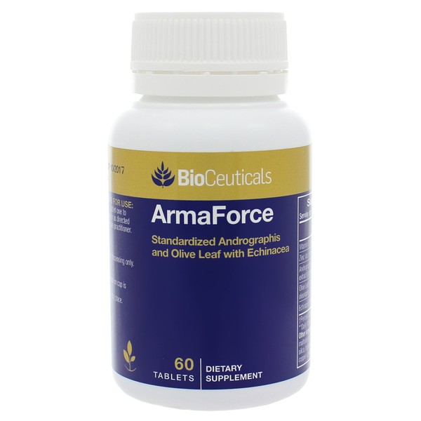 BioCeuticals ArmaForce Immune Support Olive Leaf 60 Caps Vegan