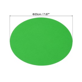 PATIKIL 7.9-inch Round Cardboard Paper, 20 Pcs 200GSM Blank Disc Circles Slices Cutouts Paper for Party Decorations DIY Craft Arts Drawing Painting Writing, Dark Green