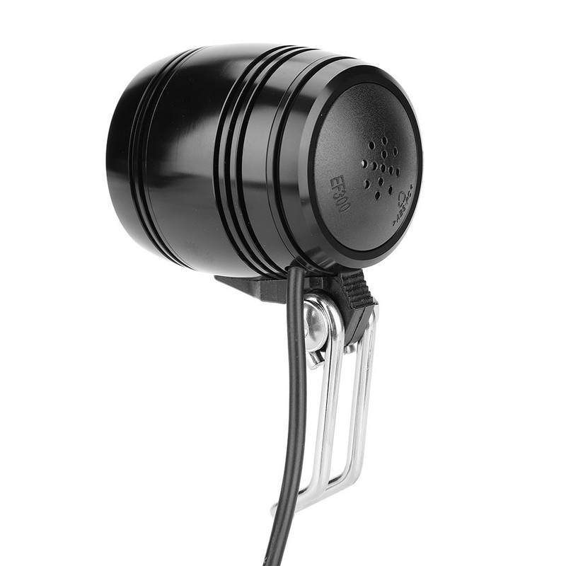 LED Aluminum E bike Headlight Horn 2 In 1 Set