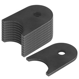 heneng 10 Pcs Trailer Link Axle Weld Tab for 1-3/4" Axle Tube Diameter, 1/2" Bolt Hole, 3/16" Thick, Weld-on Radius Tabs