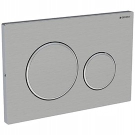 Geberit Sigma 115.889.SN.1 20 Screw-On Flush Plate Stainless Steel Pack of 1