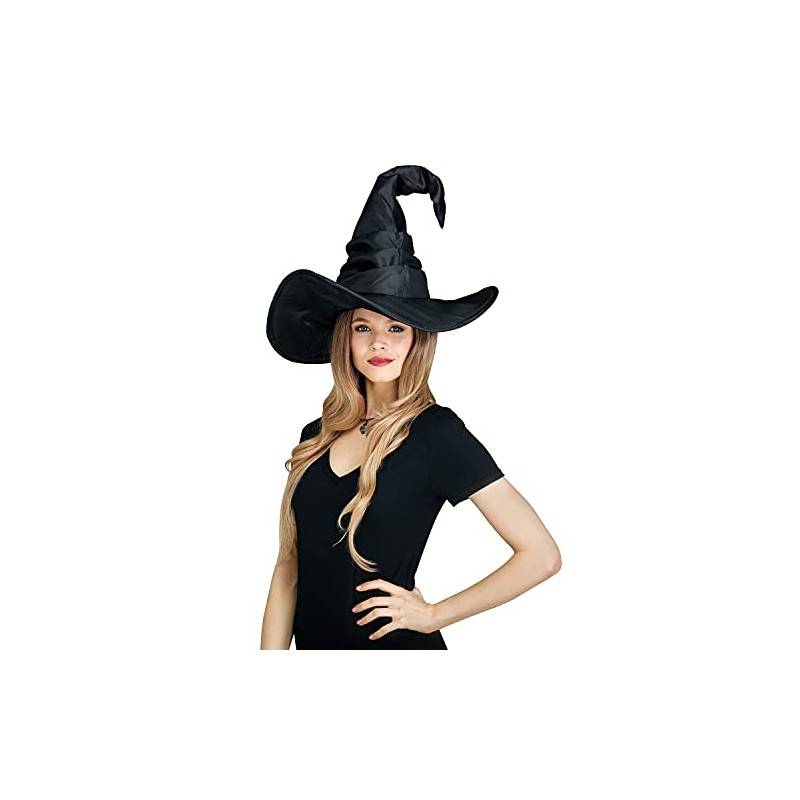 Fun World Women's Curved Cone Witch Hat Costume Accessory