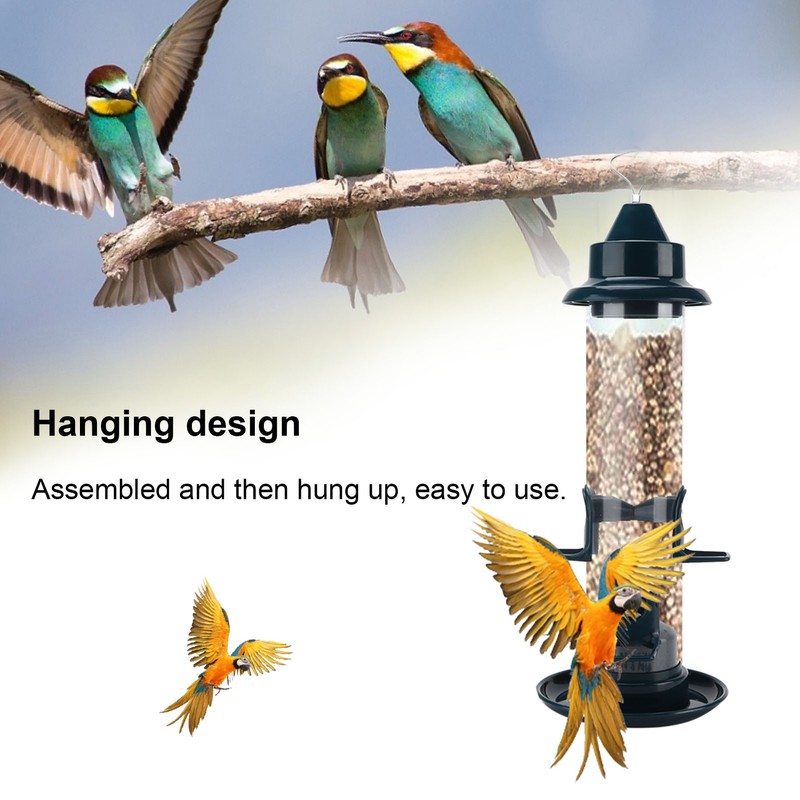 Innovative Hanging Bird Feeder Automatic Bird Feeding Tool for Outdoor