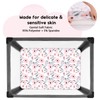 Yoofoss Travel Cot Sheets 95 x 65cm Fitted Cozy &