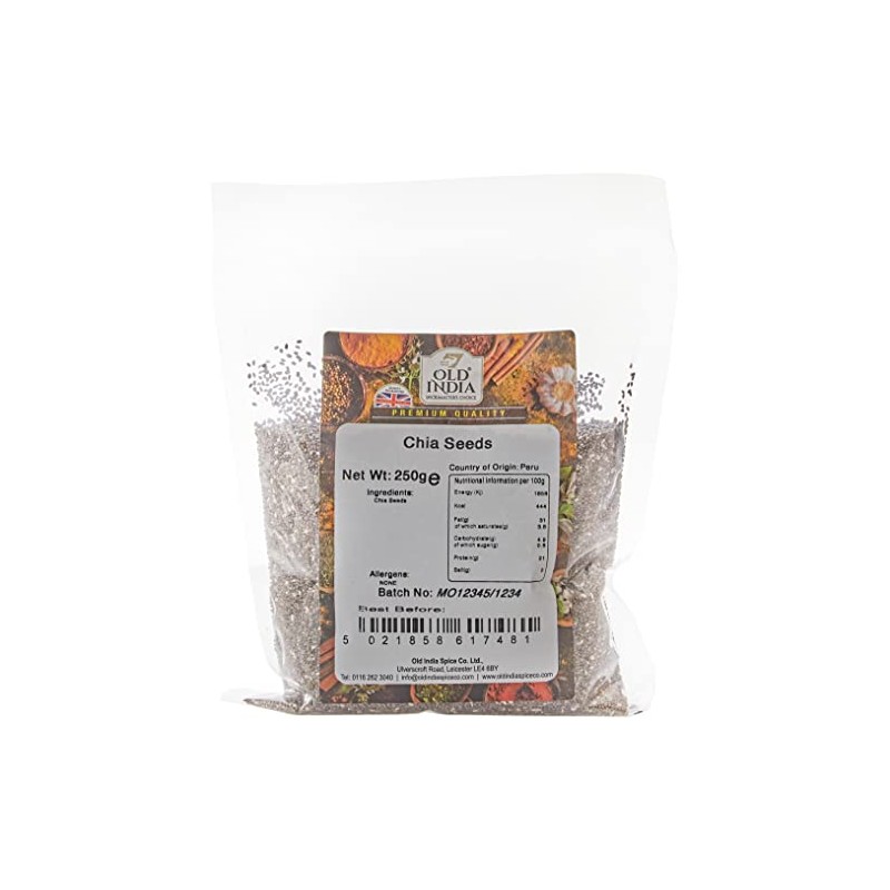 Old India Chia Seeds 250g