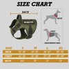 DNALLRINO Tactical Dog Harness with Handle, 2X Lightweight Metal Buckle