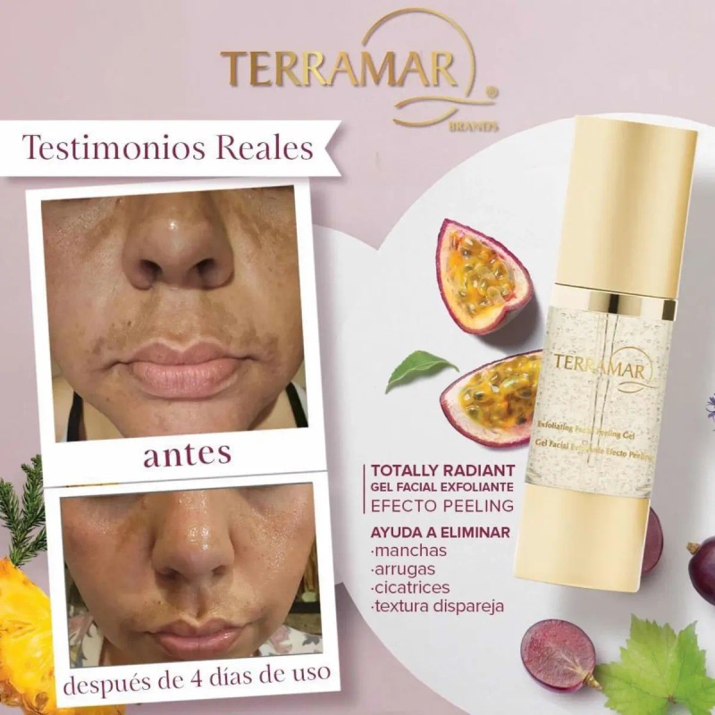Terramar Nuevo Gel Facial Exfoliante Efecto Peeling / 30mls