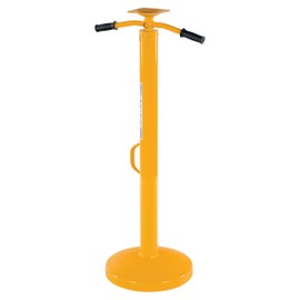 Vestil SJ-35-2H Steel Economy Trailer Stabilizing Jack with Powder Coat Safety Yellow Finish, 50000 lbs Capacity