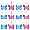 AGPTEK 12PCS Home Fashions Butterfly Anti Rust Decorative Resin Hooks