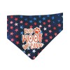 Red, Woof and Blue Stars Over the Collar Dog Bandana