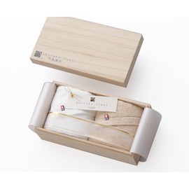 CONCENT SH2430 Imabari Shifuku Towel (Bliss Towel) in a Wooden Box (Face Towel 2P)