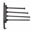 RV Clothes Drying Rack Aluminum Multifunctional Drilling Free Wind Proof