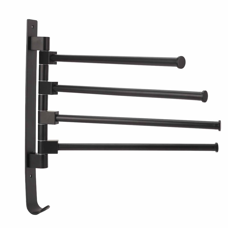 RV Clothes Drying Rack Aluminum Multifunctional Drilling Free Wind Proof
