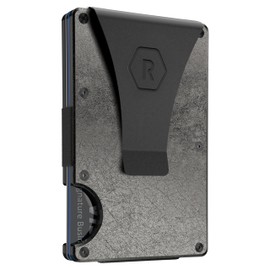 Ridge Wallets for Men - Slim Minimalist Wallet For Men, Front Pocket Wallets for Men, RFID Wallet For Men - Card Holder Wallet (Stonewashed Titanium)