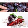 2 Bunches Agate Rubber Grapes Artificial Grape Fake Grapes Lifelike