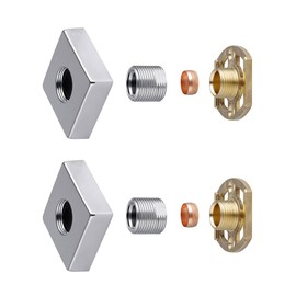 YOOZENA Shower Mixer Set,Thermostatic Shower Mixer Bar Valve Fixing Kit, Chrome