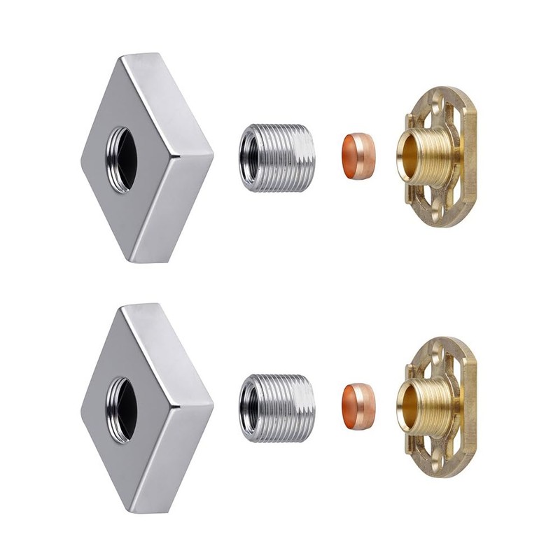 YOOZENA Shower Mixer Set,Thermostatic Shower Mixer Bar Valve Fixing Kit,