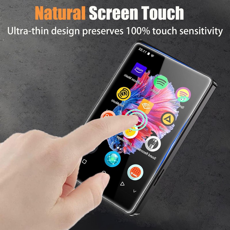 Blueshaweu Screen Protector Compatible with ZAQE M505 MP3 Player 4