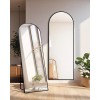 SUNQUEEN 58"x19" Floor Mirror Full Length, Arched 58L x 19"W,