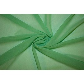 Solid Power Mesh Fabric Nylon Spandex -58"-60" Wide-Sold by The Yard (Mint)