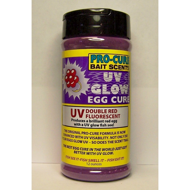 Pro-Cure UV Glow Egg Cure, 12 Ounce, Double Red Fluorescent