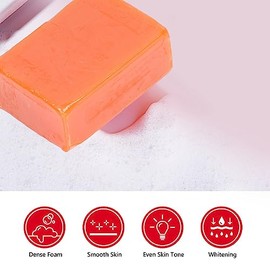 de cido Kjico, 120 G de para Eliminar Manchas Oscuras, Barras de para Aclarar la Piel para Manchas Oscuras y Piel Brillante, Hidratante para Cara y...