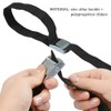 2 PCS Ratchet Tie Down Straps with Metal Buckle, 4M