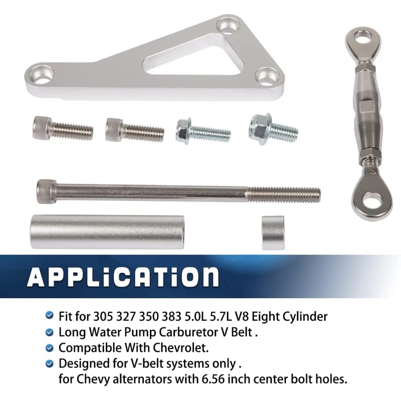 Camoo Alternator Bracket Kit for Small Block Chevy SBC 305