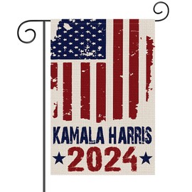 Kamala 2024 Garden Flag 12x18 Inch Double-Sided for President Banner Flag for Yard Lawn Garden Decor, Home Decorative