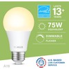 Sigalux A19 LED Light Bulb Energy Star Certified, 75 Watt