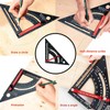 NORTOOLS Carpenter Square 7 inch,Adjustable Rafter Framing Square Tools,T Square