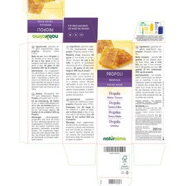 Propolis (Propolis) Resin Alcohol-Free Mother Tincture Naturalma Liquid Extract Drops 200 ml Dietary Supplement