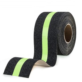 LATRAT Anti-slip Tape Safety Tape for Stairs, Ladders, Slippery Floors, Indoor and Outdoor with Glow in the Dark 5cm x 10m
