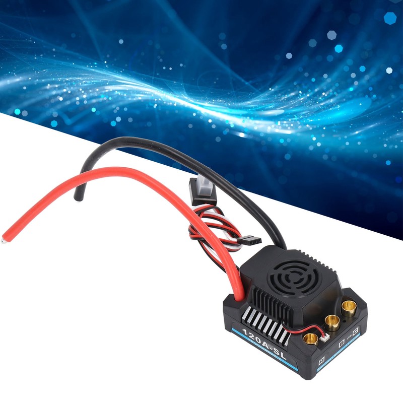 120A Brushless ESC Professional Programmable Waterproof Electric Speed Controller for