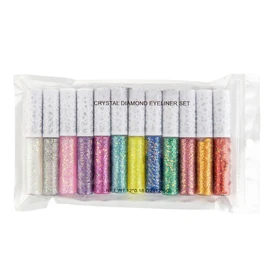 HANDAIYAN 12pcs 5g Liquid Glitter Eyeshadow Waterproof Beauty Makeup Tool