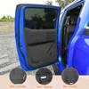 VKGUG 2PCS Dog Car Door Protector with Mesh Pocket Compatible